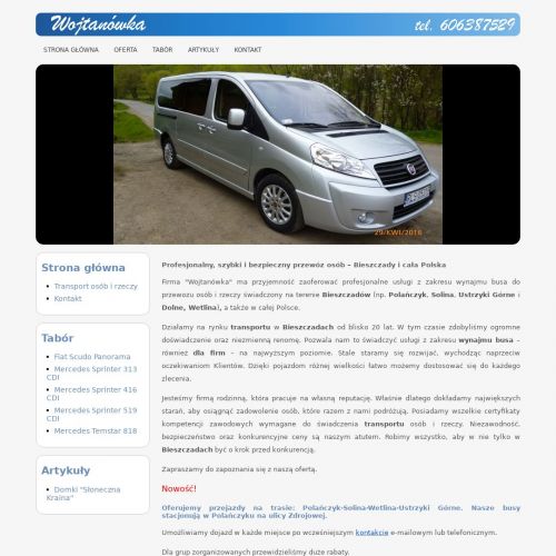 Wynajem busów bieszczady - Ustrzyki Dolne