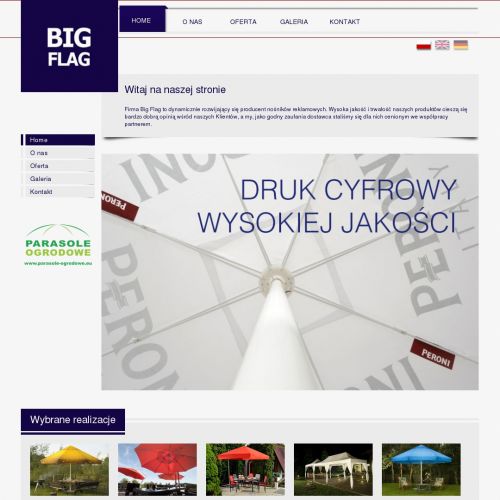 Gdańsk - parasole z nadrukiem firmowym wielkopolskie