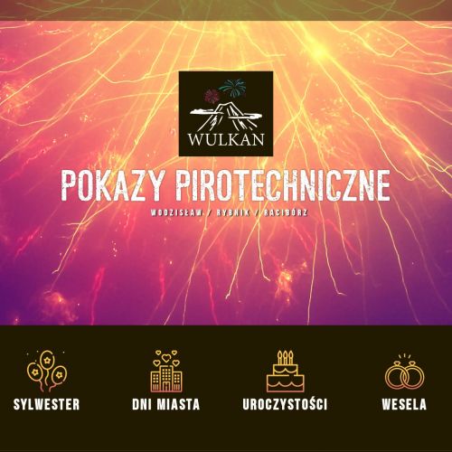 Pokaz pirotechniczny śląsk - Racibórz