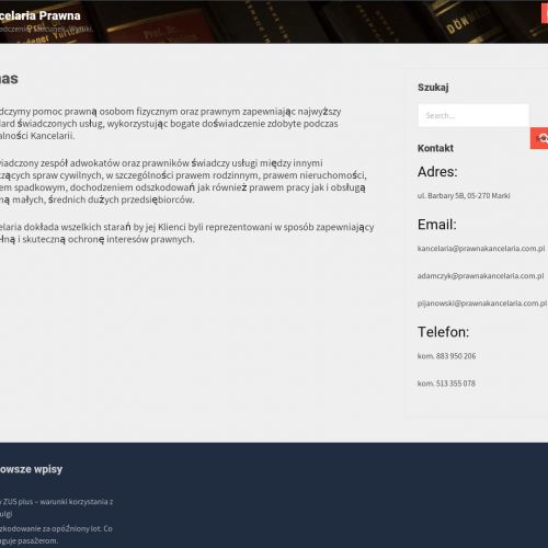Kancelaria prawna marki - Ząbki