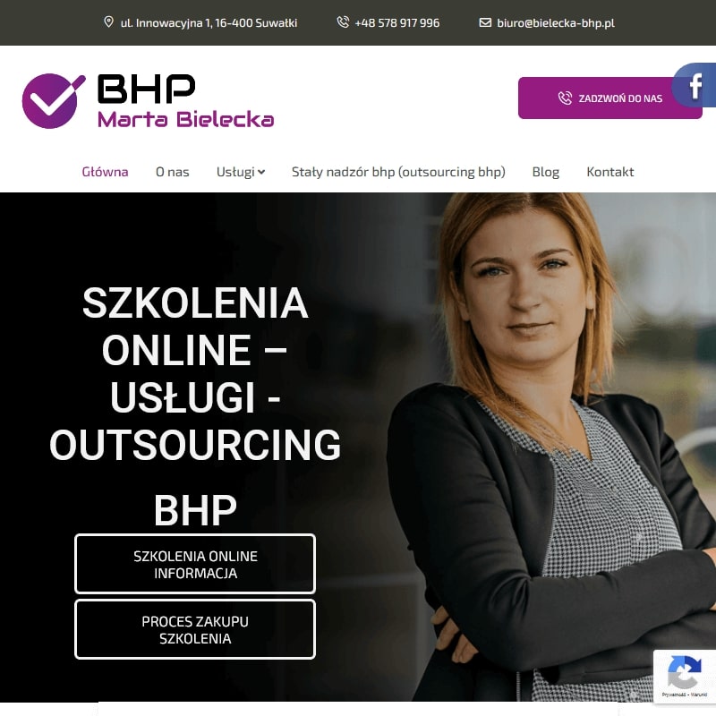 Platforma szkoleniowa bhp - Sejny