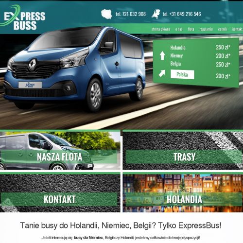 Przewóz osób do holandii wielkopolska