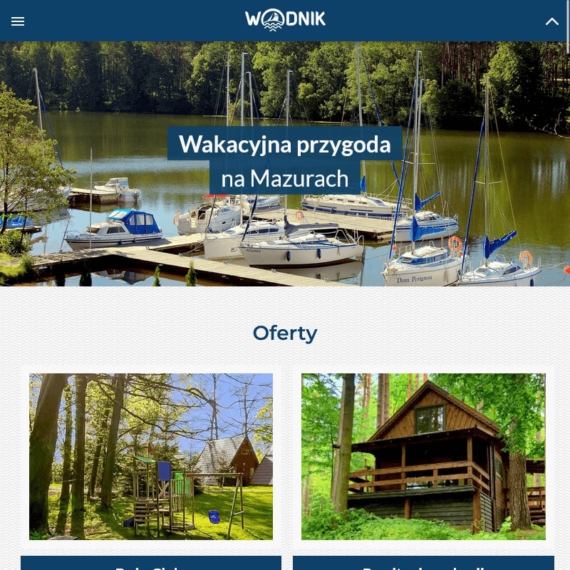 Domki 2 osobowe mazury