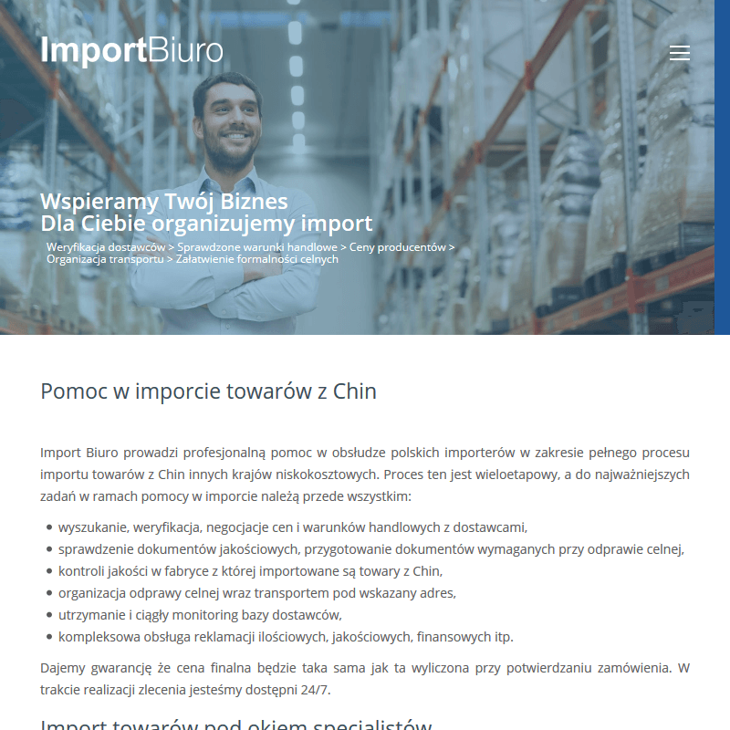 Import maszyn z chin